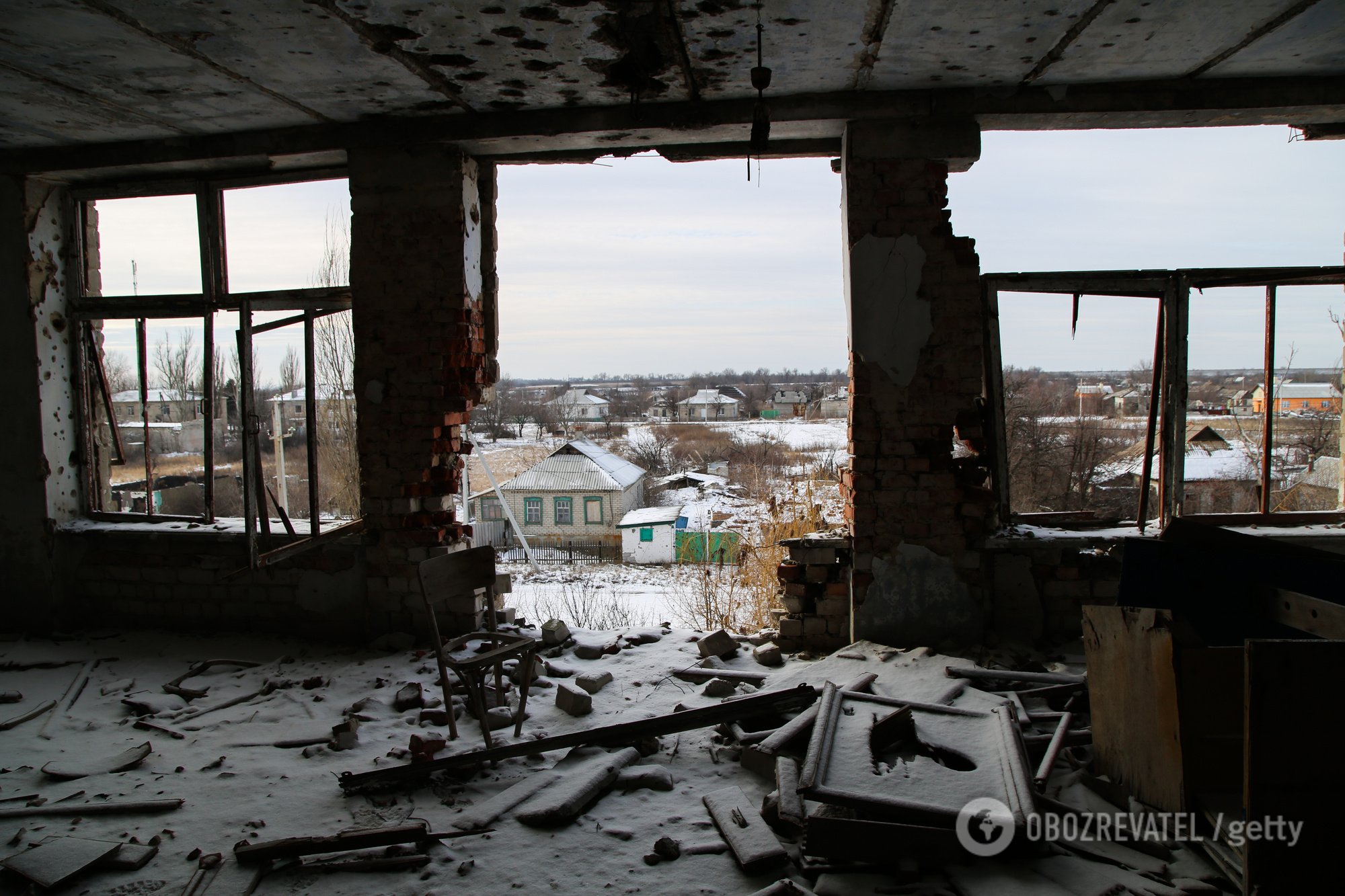 Руйнування на Донбасі