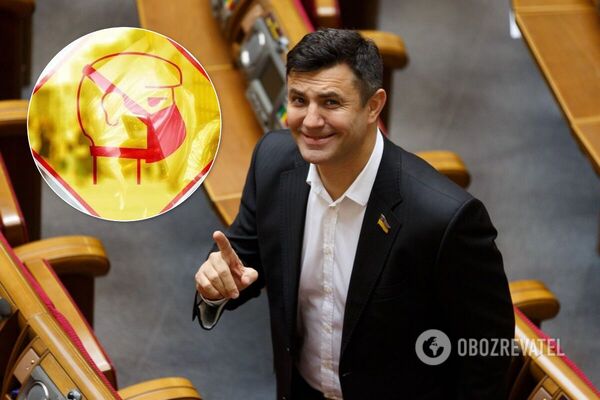 Тищенко назвав безмозкими українців без масок. Відео